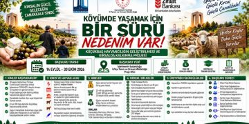 Çanakkale’de”Köyümde Yaşamak İçin Bir Sürü Nedenim Var” Projesi” İle Üreticilere 2 Milyonluk  Dev Destek