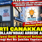 AK Parti Çanakkale’den Gençlik Kolları’ndaki Arbede Açıklaması: “Olay Siyasi Değil, Bireysel Anlaşmazlık.Gereği Net Bir Şekilde Yapılacak”