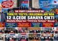 AK Parti Çanakkale’de Türkiye Yüzyılı Buluşmaları’nda 12 İlçede Sahaya Çıktı: Mustafa Elitaş’tan “Terörsüz Türkiye” Mesajı
